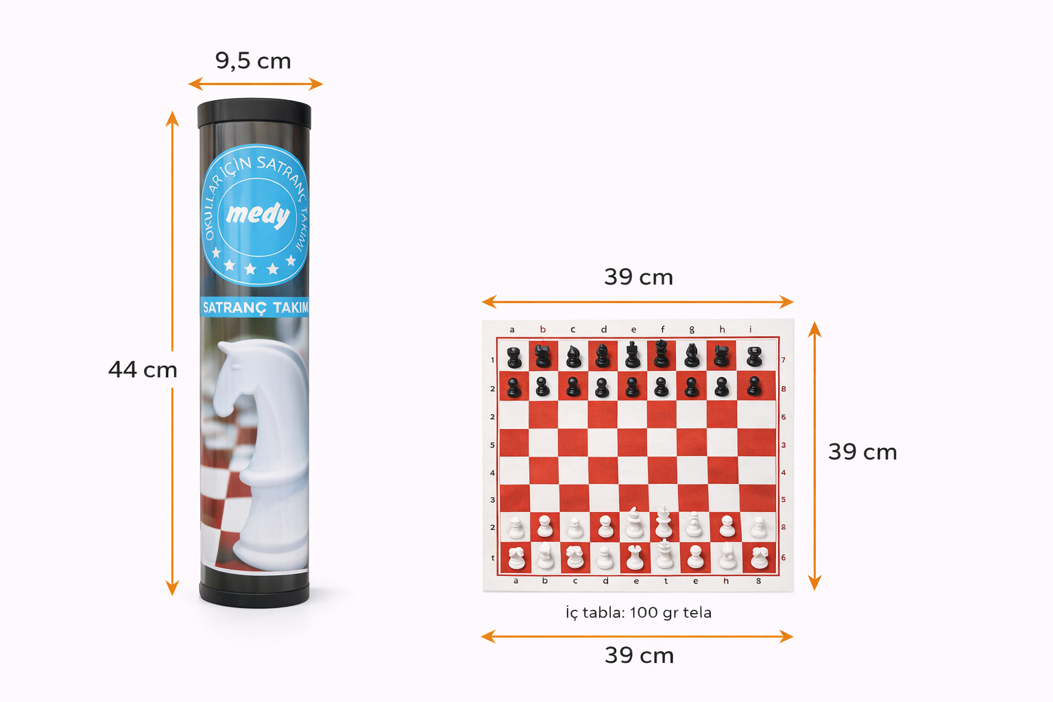 Medy Satranç Takımı Rulo 691
