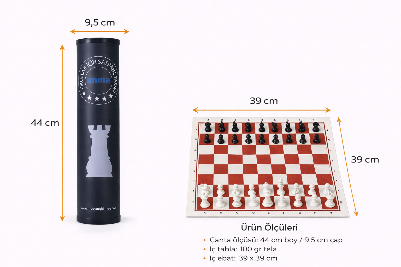 İmma Satranç Takımı Rulo 694